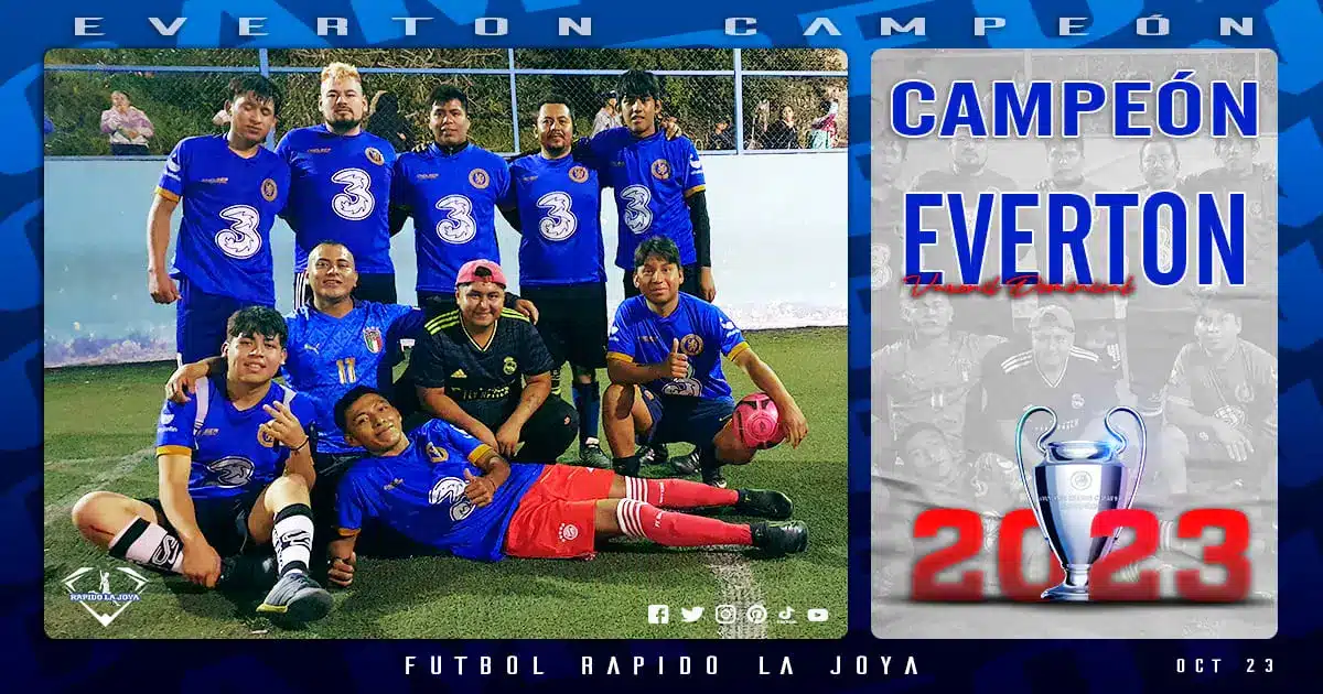 Everton campeón de liga