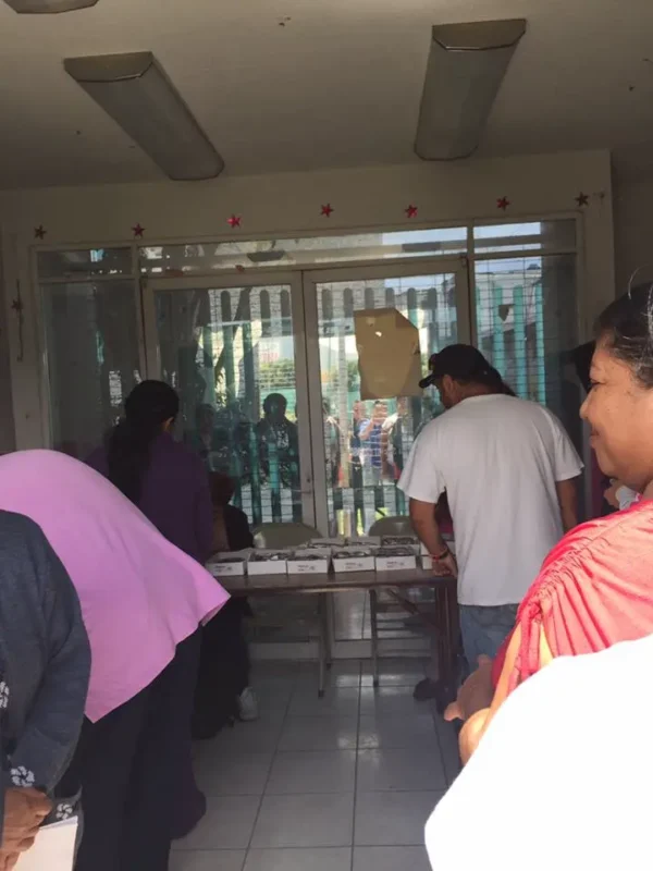 Firmando de recibido