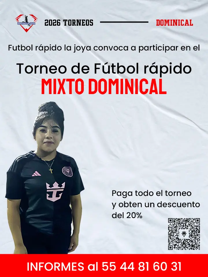 Torneo mixto dominical banner